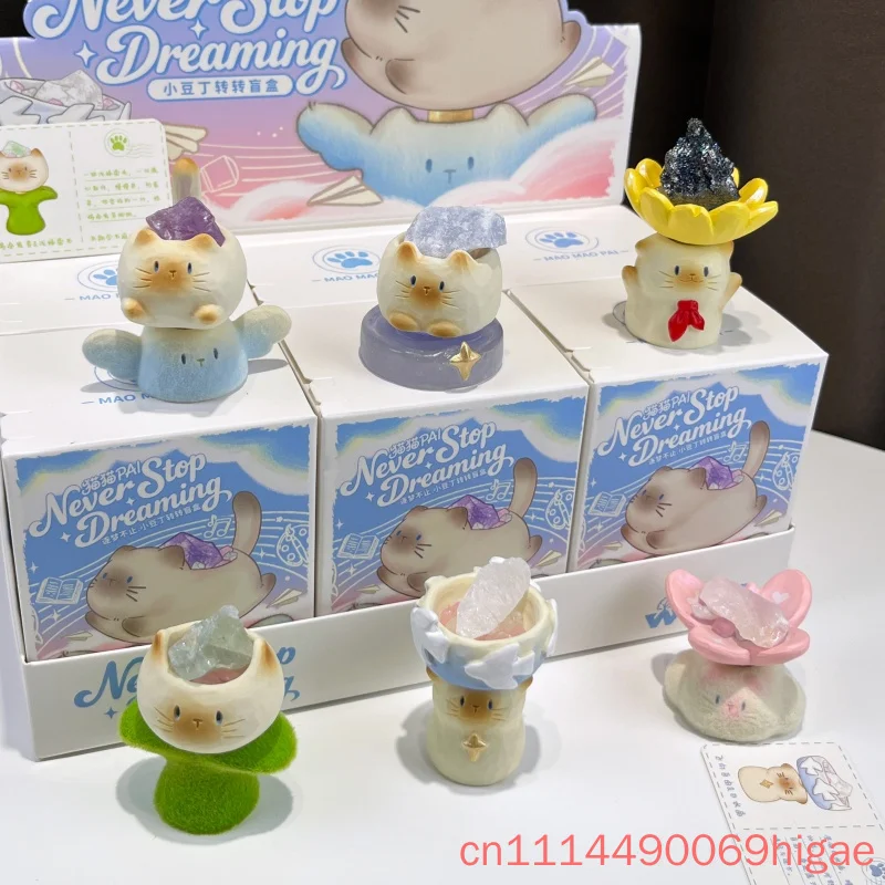 Véritable Cat Pai Série Ne Cessez Jamais de Rêver Boîte Surprise Jouets Modèles avec Méthode de Rotation Jouet Décoratif pour Voiture Cadeaux Surprise