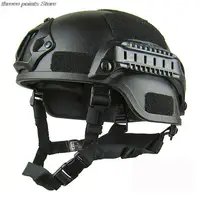 Casco militar táctico para Airsoft MH, equipo de protección para montar en exteriores, Painball CS SWAT, 1 unidad