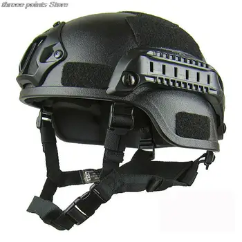 Casque militaire pour airsoft laissée, équipement de protection d'équitation, extérieur, DulPainball CS SWAT, 1 pièce