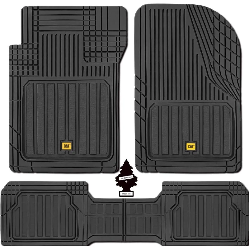 

New 3PC Heavy Duty Rubber Car Truck Floor Mats Set Semi-Custom Fit For Jeep United States