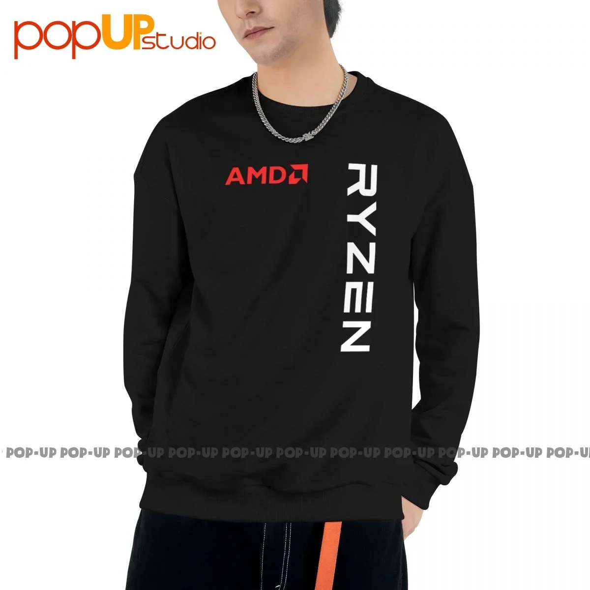 

Ryzen Amd Sweatshirt Pullover Shirts Top Print Hip Hop Hot Selling