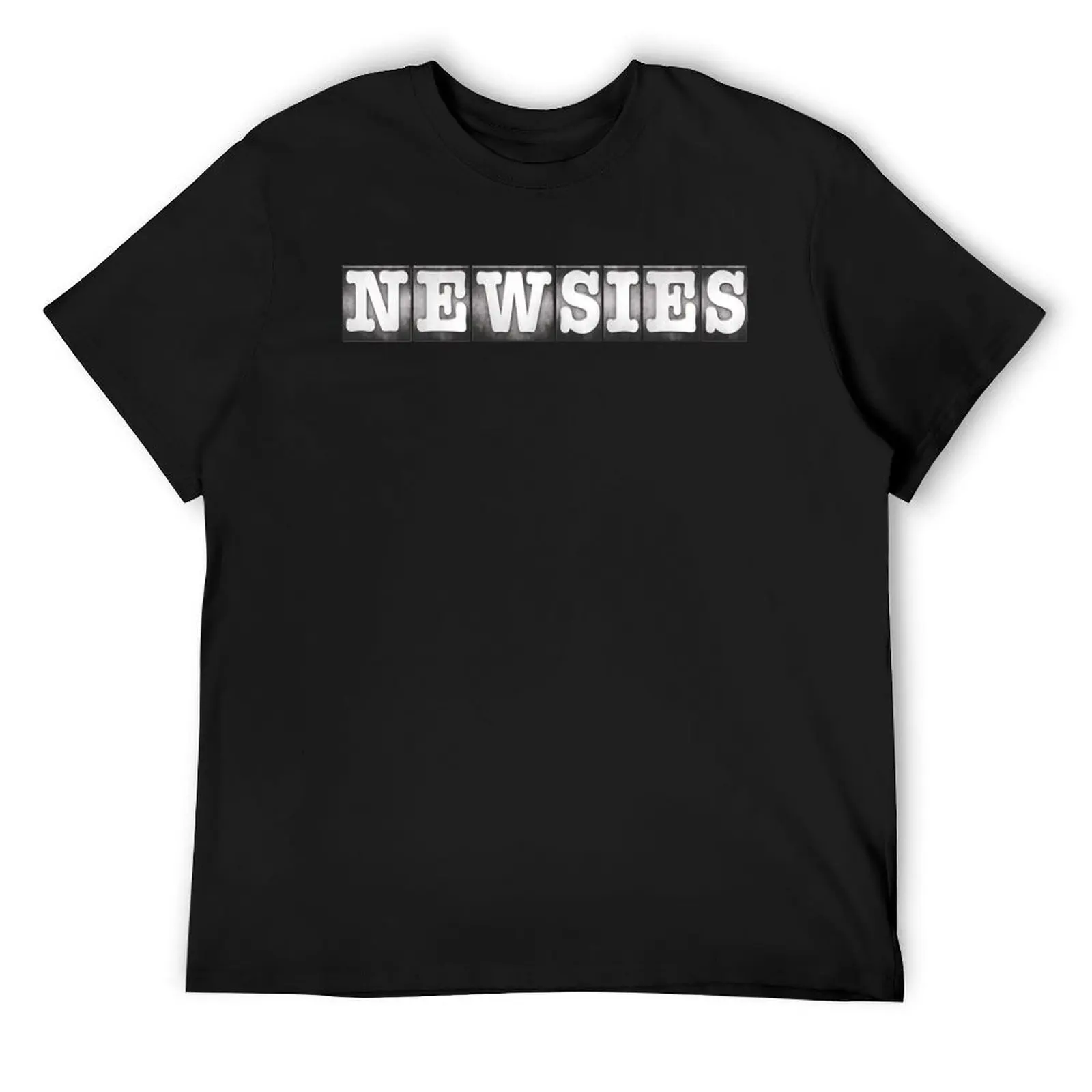 Newsies logo classic t shirt T-Shirt custom t shirt oversized graphic tee summer clothes plus size men clothing