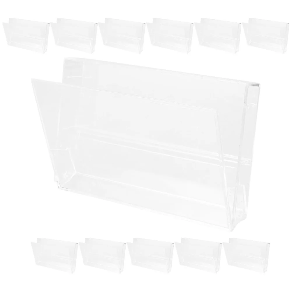 

12pcs Magnetic Tape Storage Box Clear Cassette Holder Multi-Functional Organizer For Music Cassettes Audio Cassette Cases