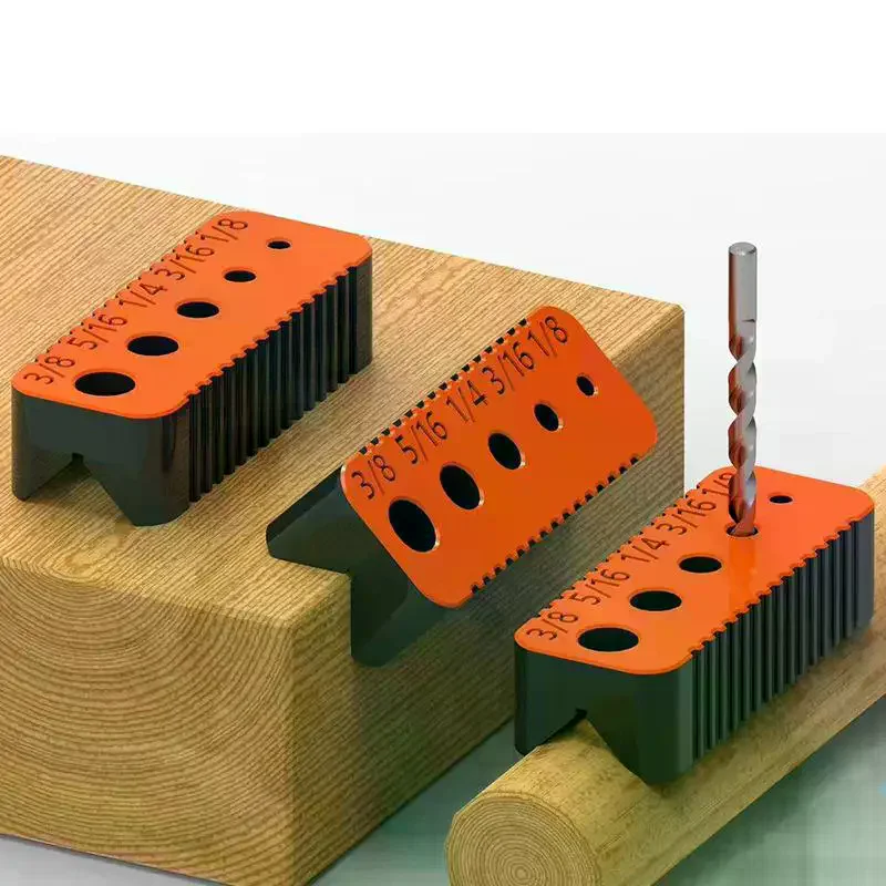 Направляющая для сверла для 4-10 мм, 3/8, 5/16, 1/4, 1/8, сверло, сделай сам, сверло, блок для соединения, инструмент, портативный брелок, дизайн