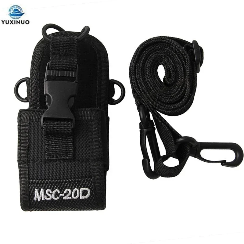 MSC-20D Walkie-Talkie Nylon Pouch Bag Holster Carry Cover Case for Kenwood BaoFeng UV-5R UV-9R Plus Motorola GP328 GP3188 Radio