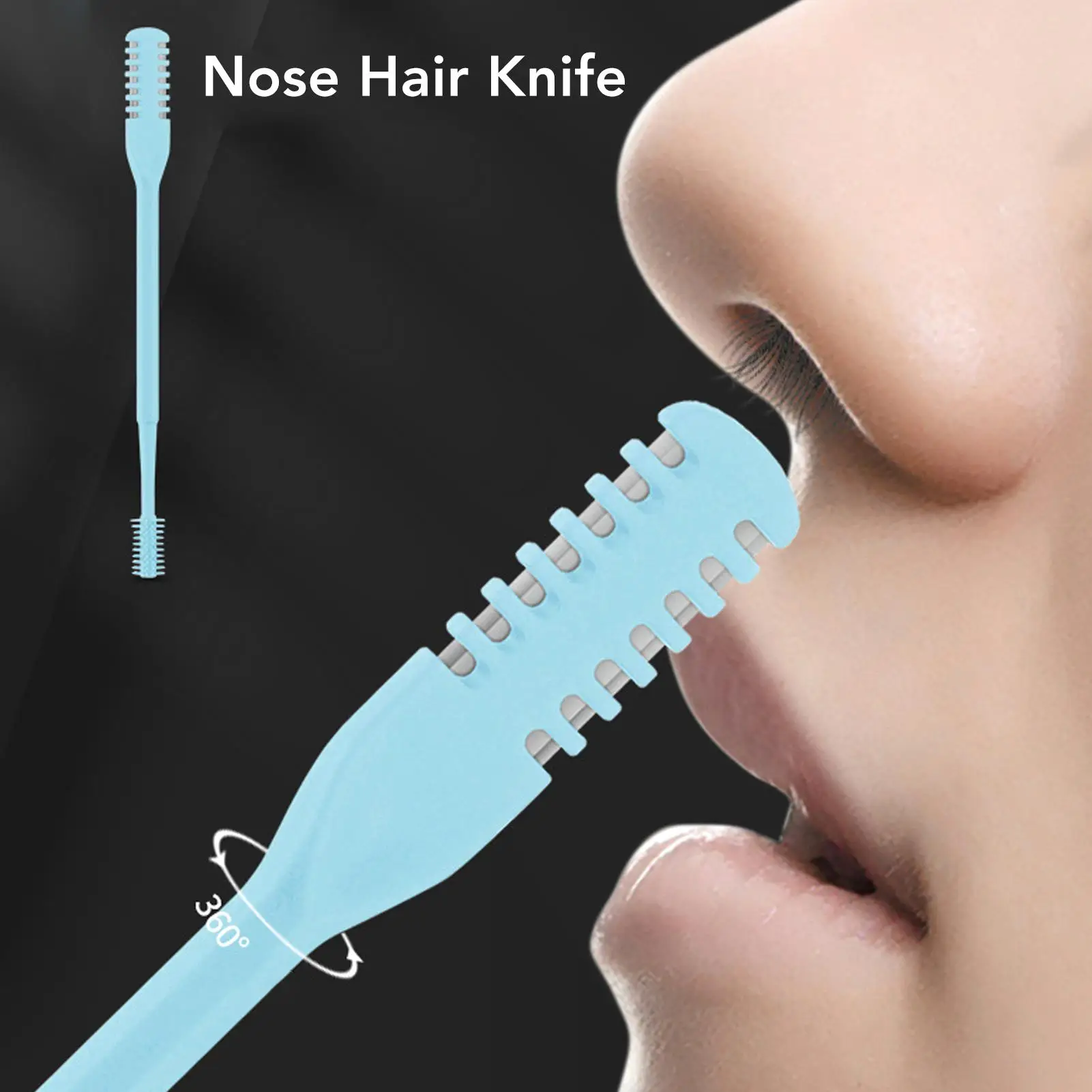 Portable Double Sided Nose Hair Trimmer for men and Women