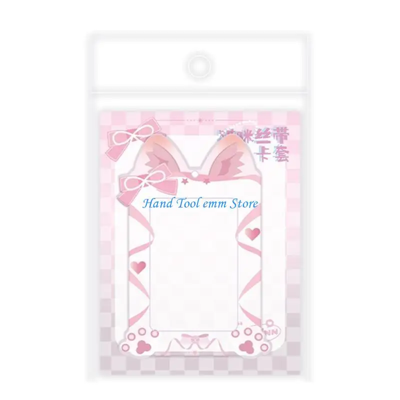 H37F 3Inch Photo Card Holder Waterproof PVC Photocard Holder Photocard Protector