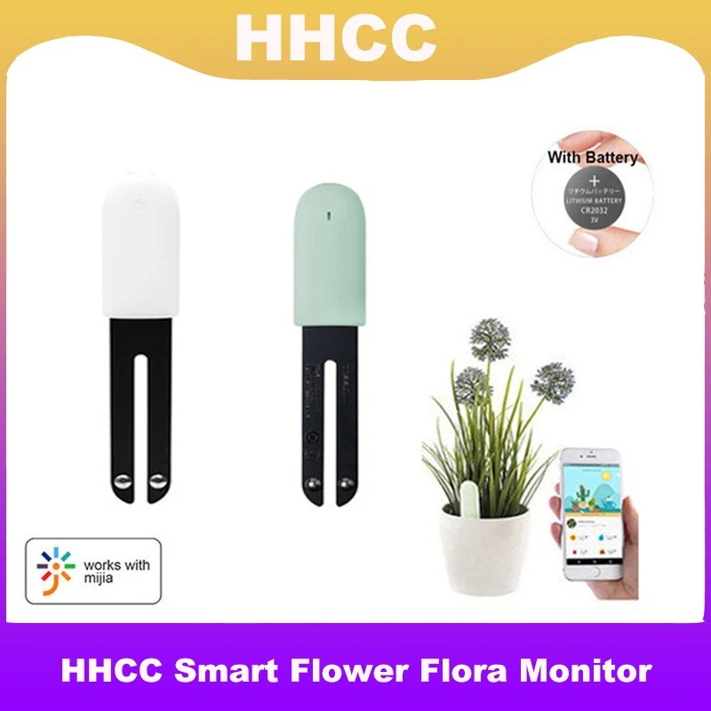 HHCC Flora Monitor Garden Care Plant Grass Soil Water fertilità Smart Tester Sensor Flower Garden Detector per Xiaomi Mijia