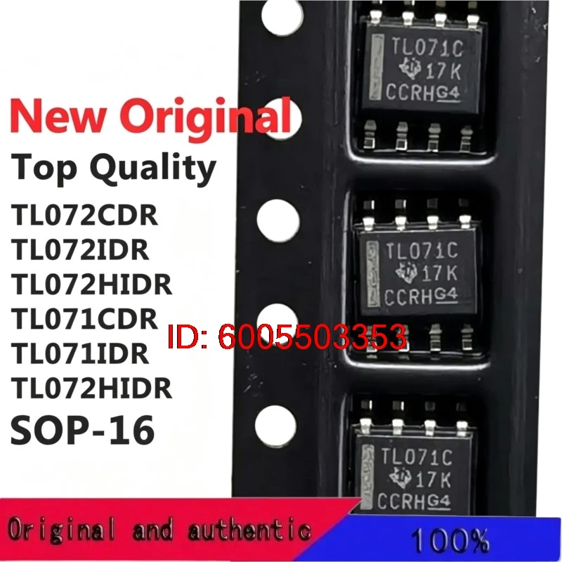 (10 Pieces) TL072CDR TL072IDR TL072HIDR TL071CDR TL071IDR TL072HIDR SOP-8 New Original