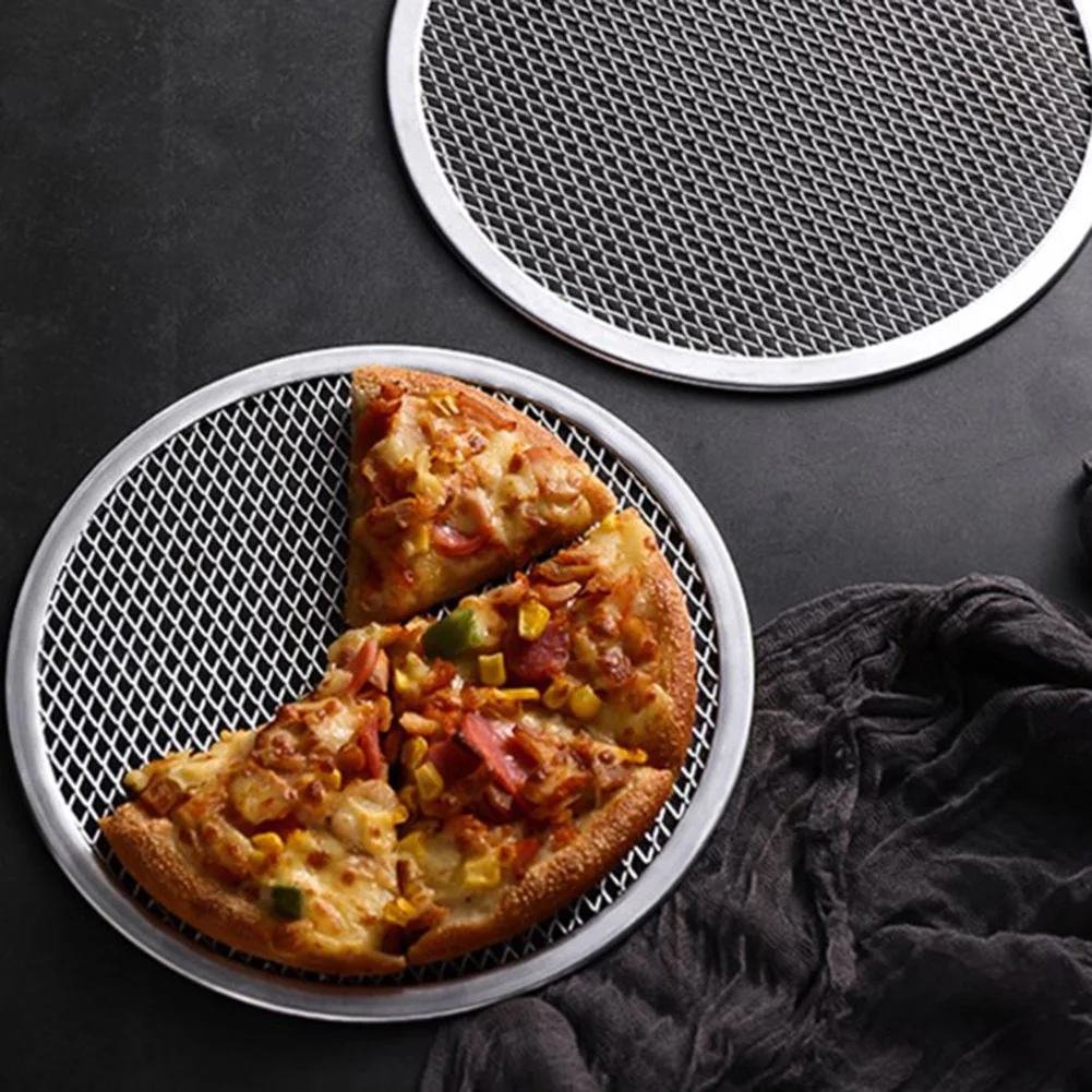 

Aluminum Pizza Baking Pan Baking 12 Inch Diameter Aluminum Alloy Easy To Clean Even Heat Distribution Hard-wearing Construction