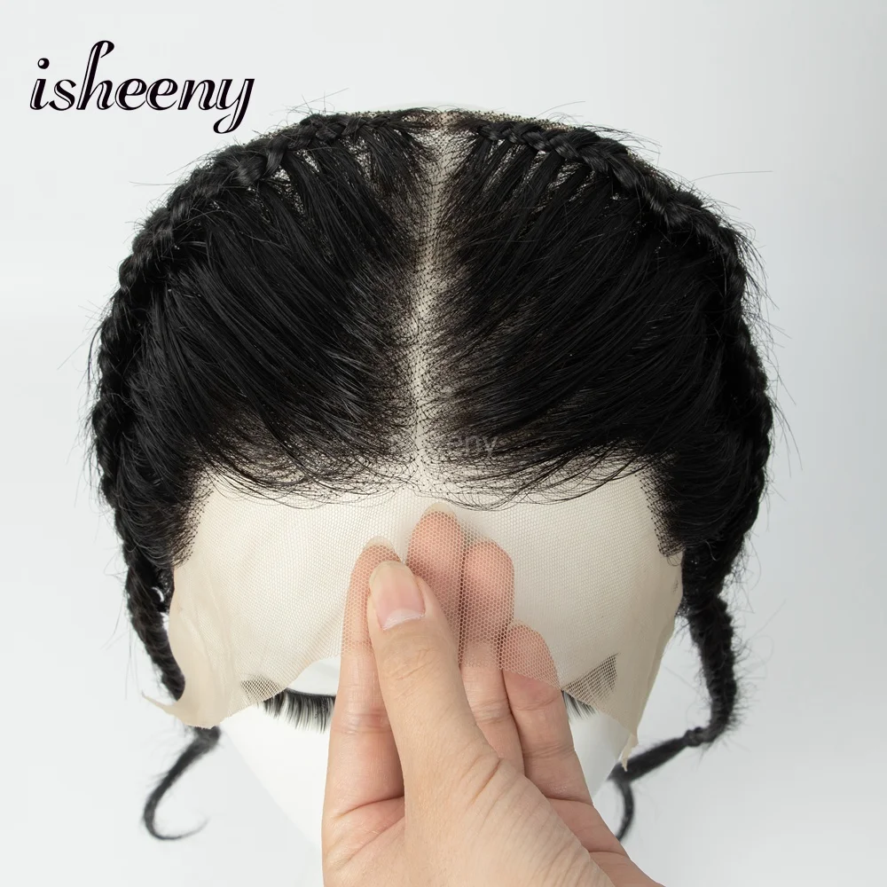 

13x4 бесклеевые человеческие волосы без клипс Gele тюрбан фронтальный афро твист косички кружевной топпер с повязкой на голову 10 дюймов полный кружево