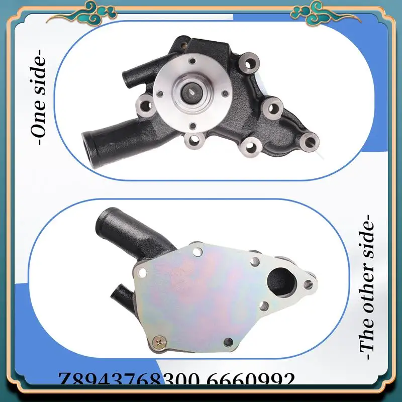 

Latest Z8943768300 6660992 Water Pump For Tractor Iseki TS1610 TS1910 TS2220 TS2510 Bobcat 533 543 Engine Coolant Water Pump Par