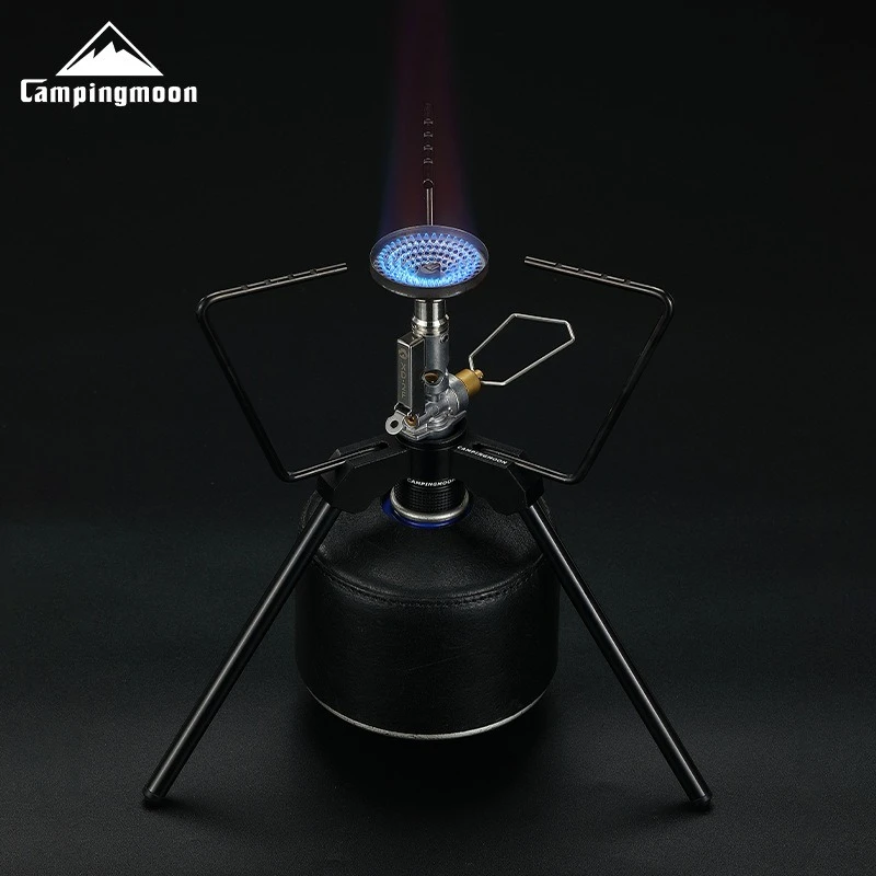 CAMPINGMOON BKZ03 Outdoor Camping Black Aluminum Alloy Gas Furnace Height Increasing Expansion Bracket Height Increasing Adapter