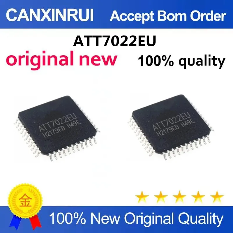 

New original ATT7022EU ATT7022 QFP44 electric energy metering chip can be directly shot with good quality