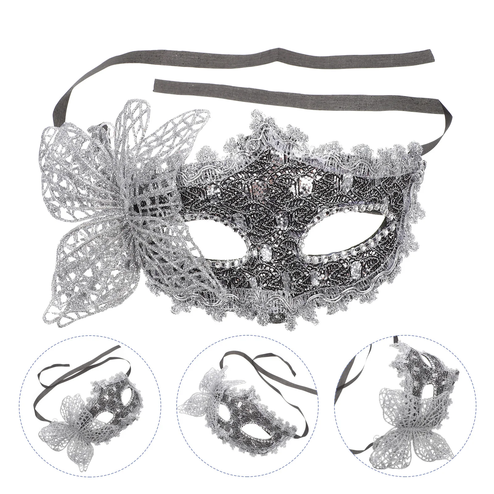 

Butterfly Masquerade Mask Women Ladies Eye Masks Party for with Butterflies Fancy
