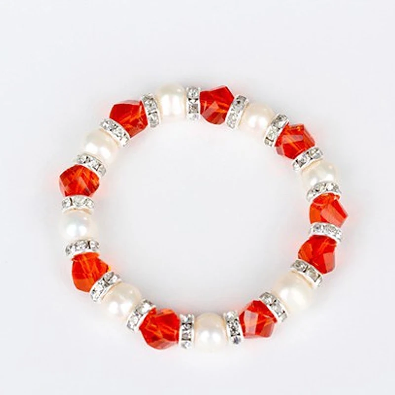 fnaf 2 rupee item 10 Color Friendship Healing Crystal Imitation Pearl Bracelets Pulseiras браслет For Women Festival Jewelry