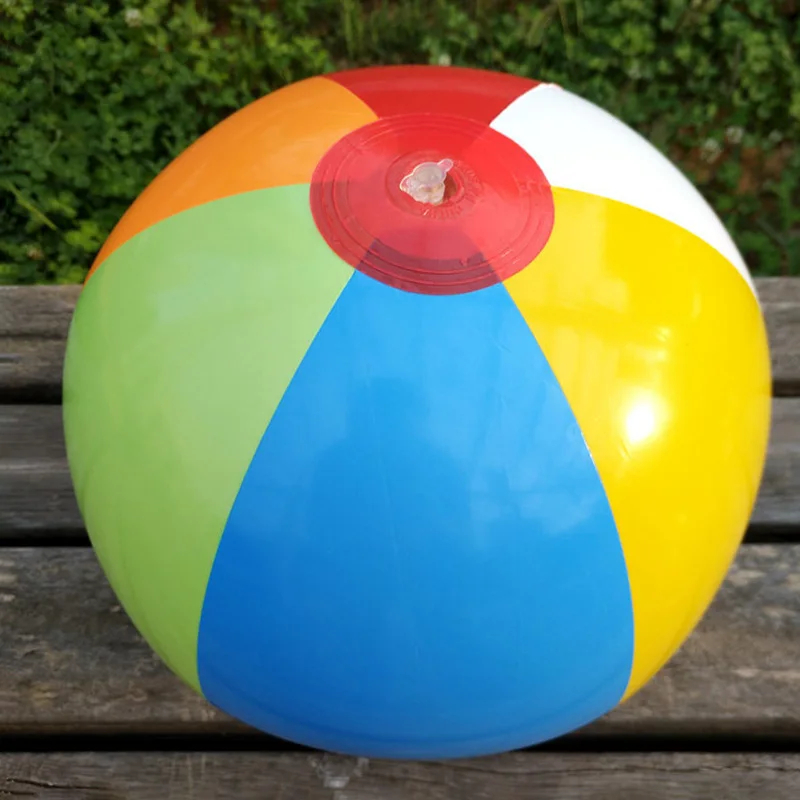 Colorful Inflatable Beach Ball Balloons Swimming Pool Play Party Water Game Beach Sport Balls Kids Fun Toys