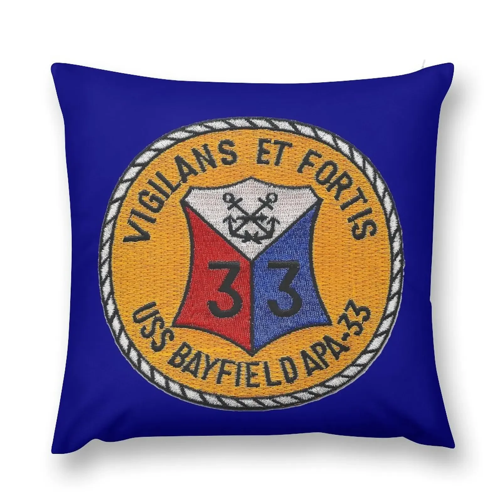 USS BAYFIELD (APA-33) SHIP'S STORE Throw Pillow Sofa Covers For Living Room Anime pillow