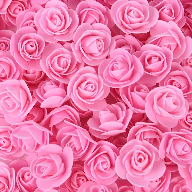 50–500 Stück künstliche Schaumrosenblumen aus PE, künstliche Blumen für Zuhause, Raumdekoration, Hochzeit, Party, Halloween, Thanksgiving, Weihnachtsdekoration – Detail 12