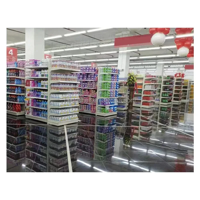 custom.Supermarket Convenience Store Grocery Store Display Racking Shelves Steel Supermarket Gondola Shelving Racks and Shelves