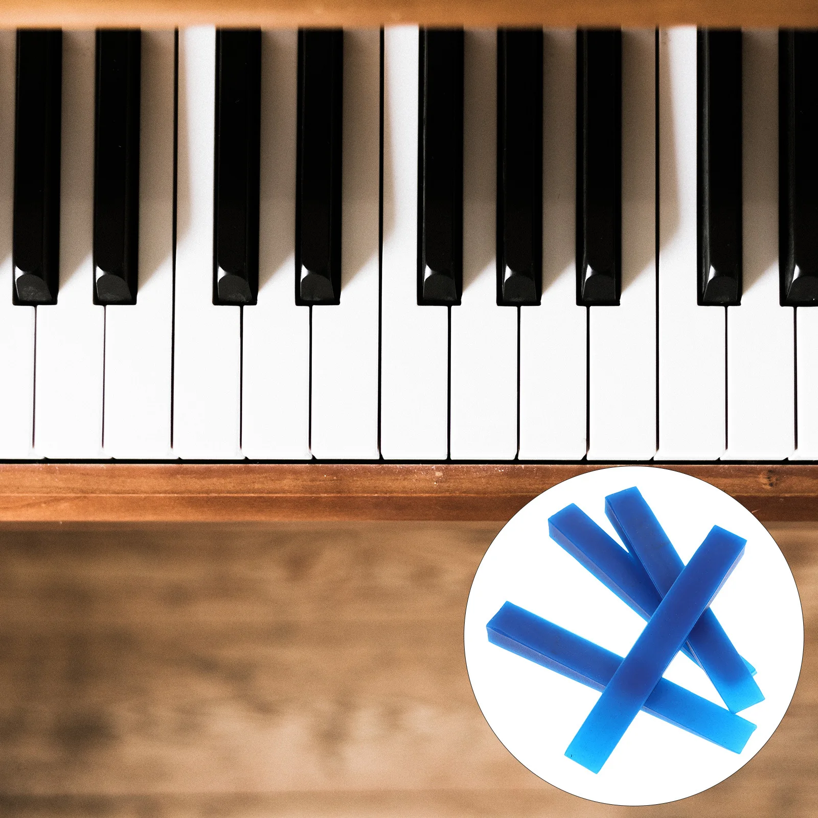 

4Pcs Piano Tuning Wedge Mutes Premium Silicone Material Resilient Reusable Tool for Precise Piano Adjustment Reliable