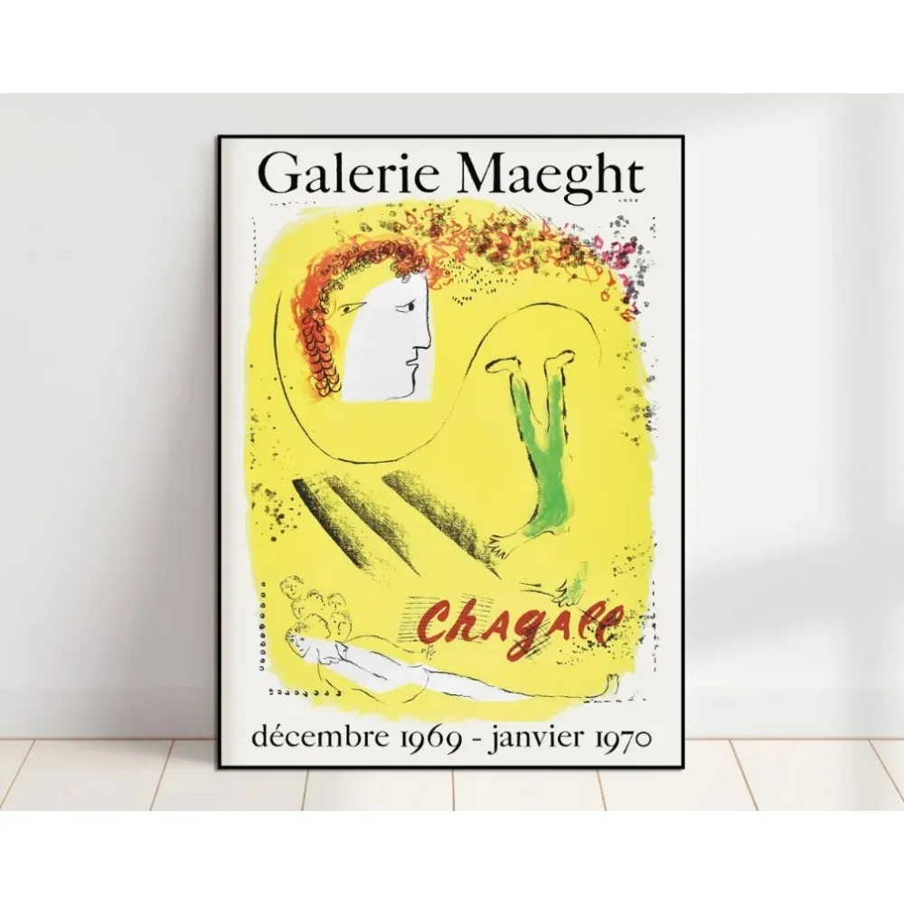 مارك شاجال الفن سلسلة المشارك الطباعة قماش المنزل لغرفة المعيشة وغرفة النوم جدار ديكور حديث #4