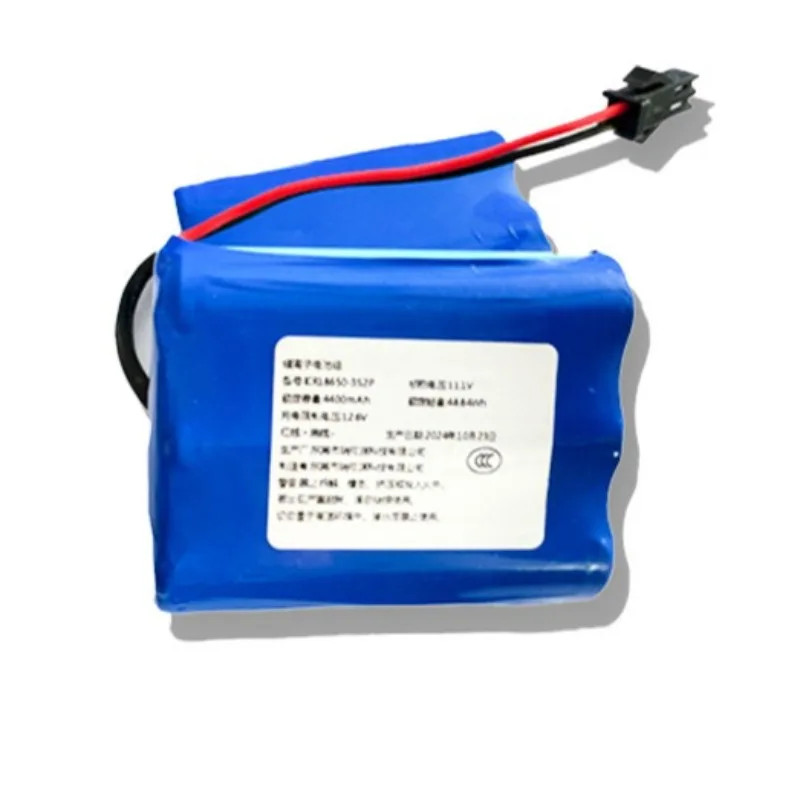 18650 Polymer Lithium Battery Pack 11.1V 4400mAh for LED Mine Lamp Balloon Air Pump Long - Range Rechargeable Battery