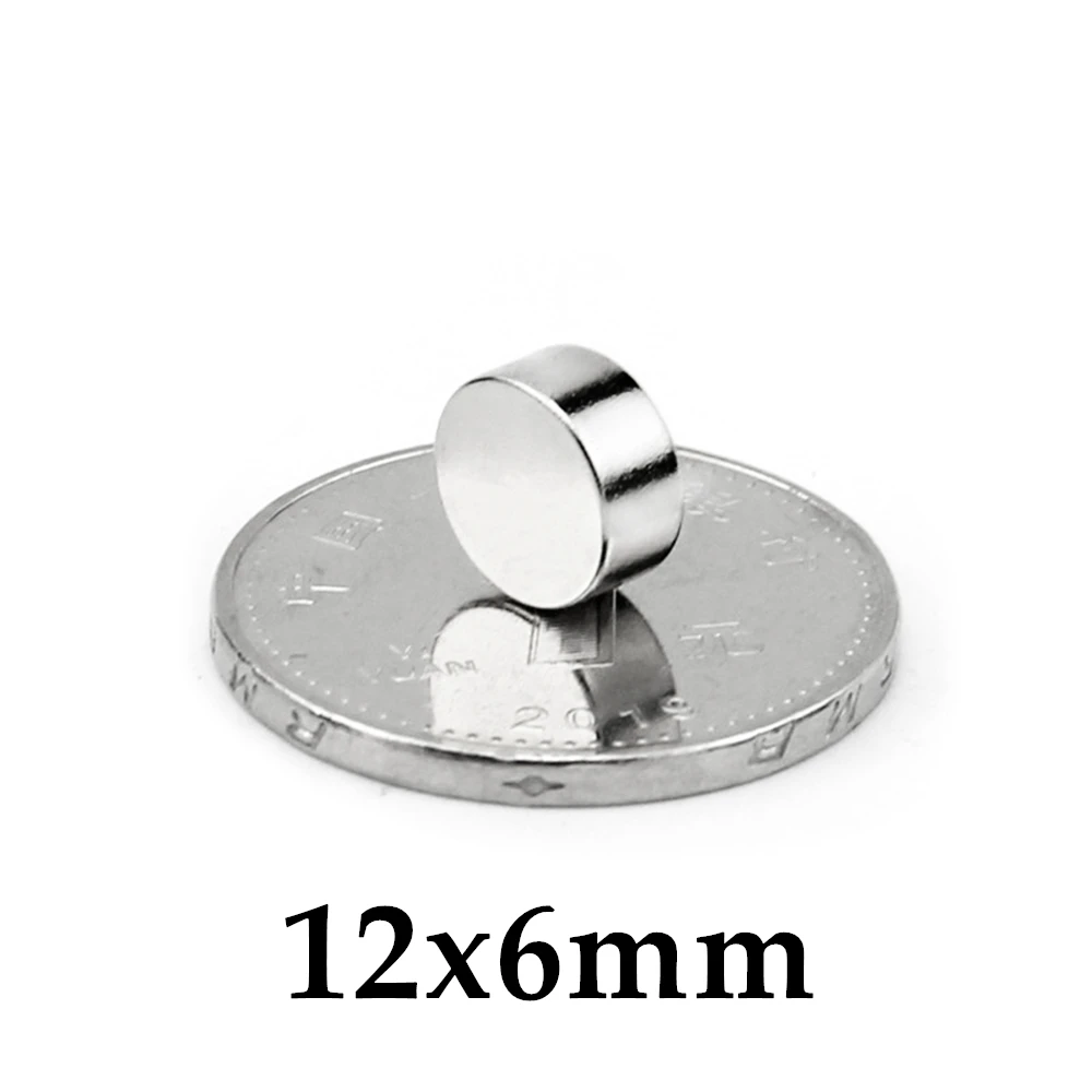 5-100pcs 12x6mm Magnet Small Round Magnet Strong magnets Rare Earth Neodymium Magnet 12*6mm