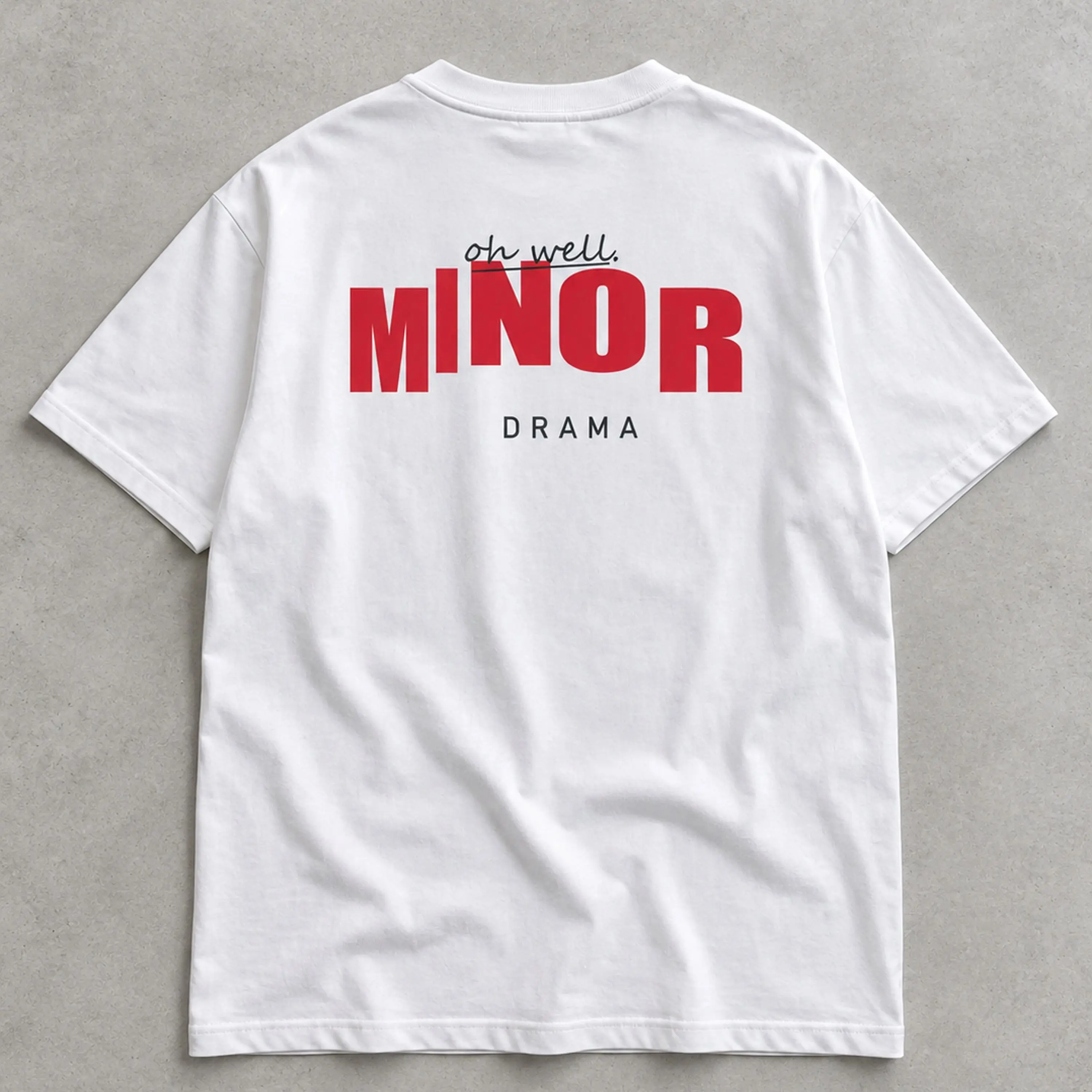Minor Drama Typographic T-Shirt