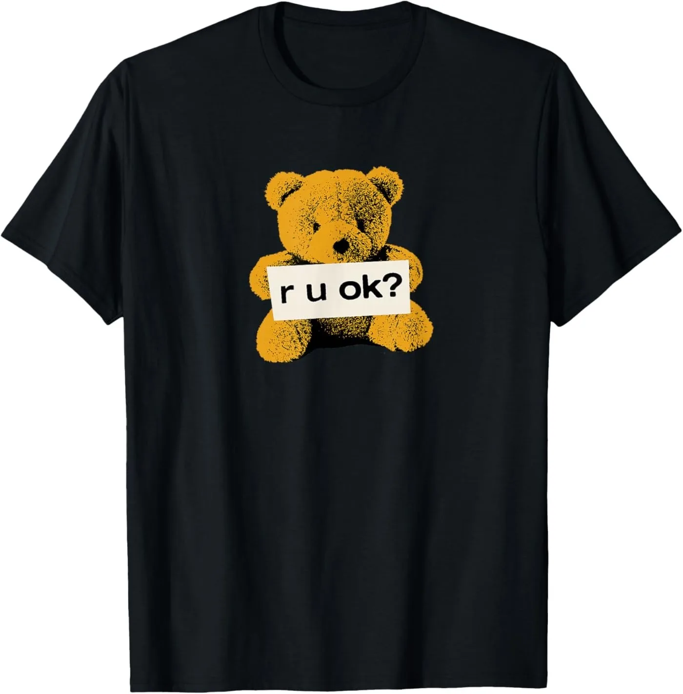 

Official Yungblud Teddy "r u ok" Black T-Shirt