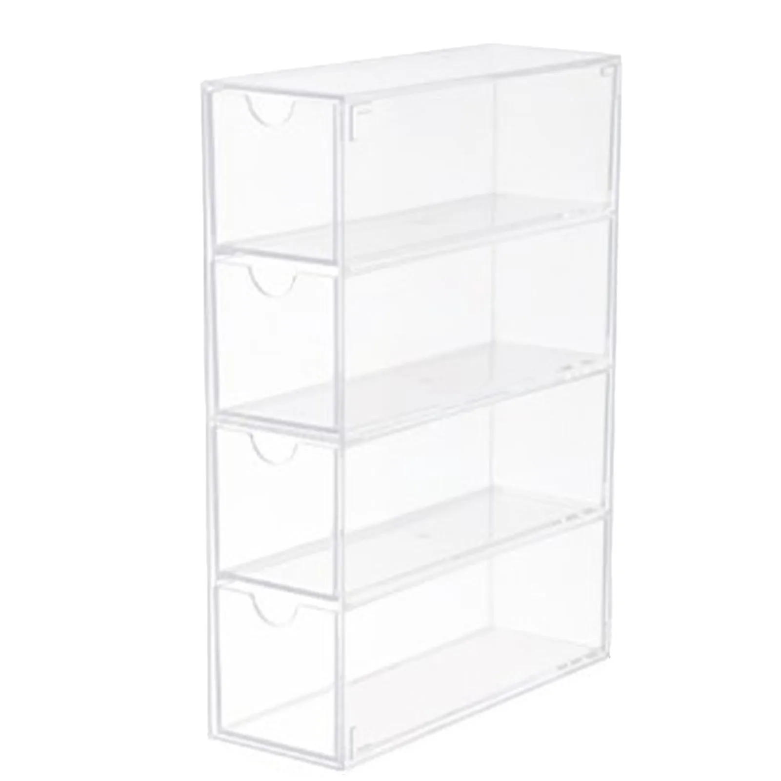 

4 Drawers Eyeglass Storage Organizer Box Clear Acrylic Stackable Sunglasses Display Holder Organizers For Makeup Office Items