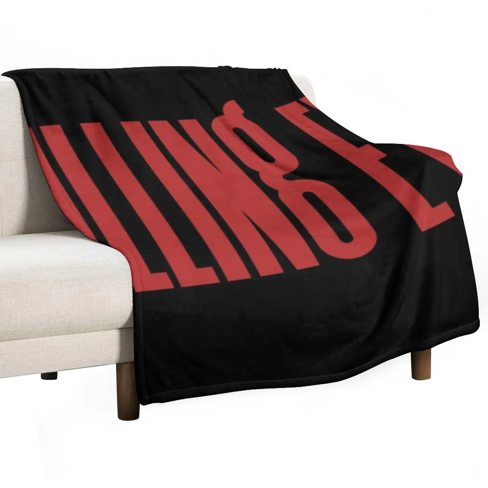 

Killing Eve Red & Black Throw Blanket Decorative Sofas Loose Giant Sofa sofa bed Blankets