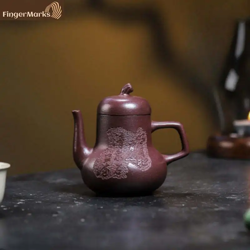 

170ml | Authentic Yixing Zisha Teapot | Qing Feng Ming Yue - Zi Ni