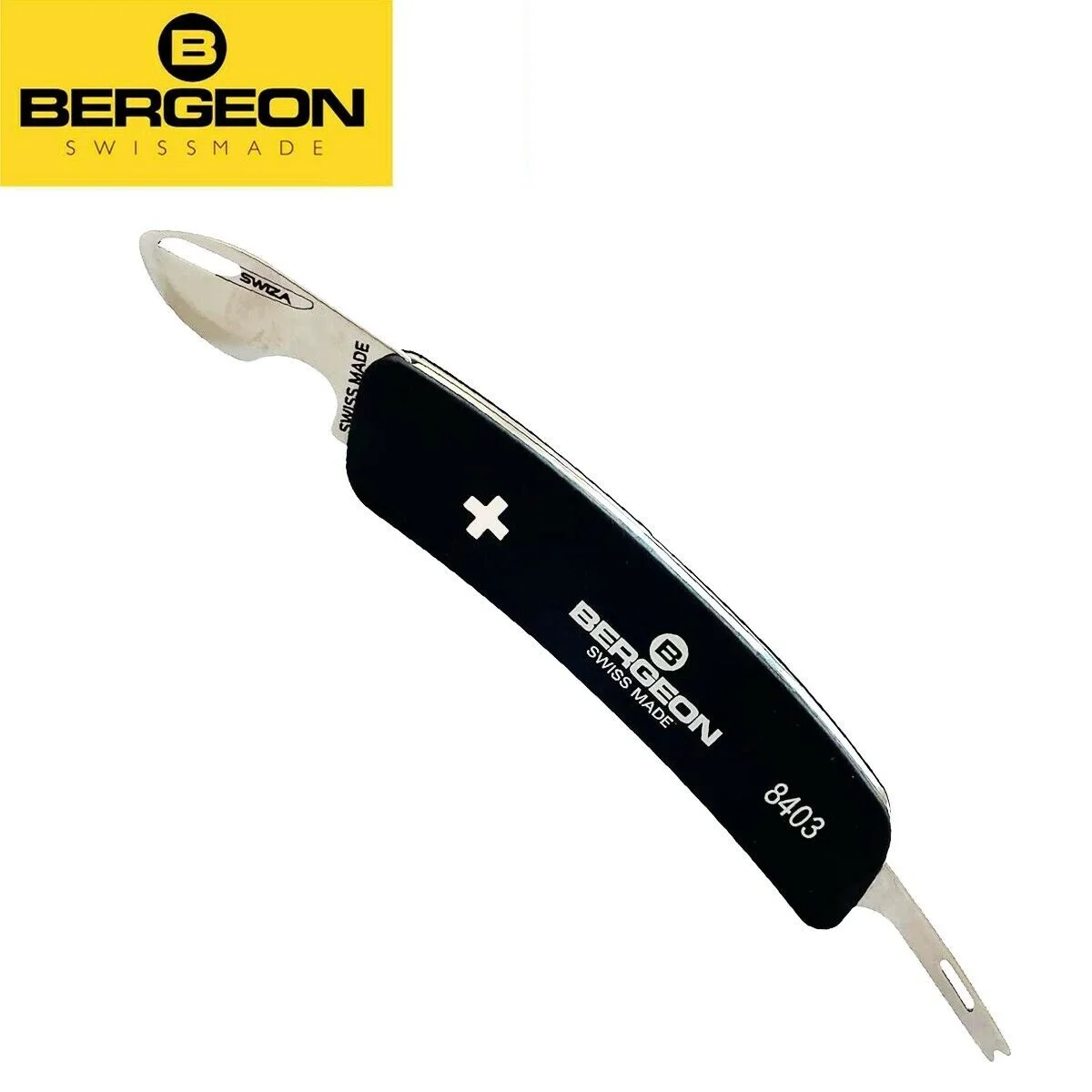 Bergeon 8403 Knife Case Opener with Spring Bar Tool for Straps