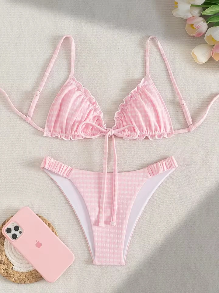 Women Swimwear Push Up Female Beach Swim Wear Bathing Suits Brazilian Bikini Set Pool Bather 2026 Sexy Bikinis Swimsuits