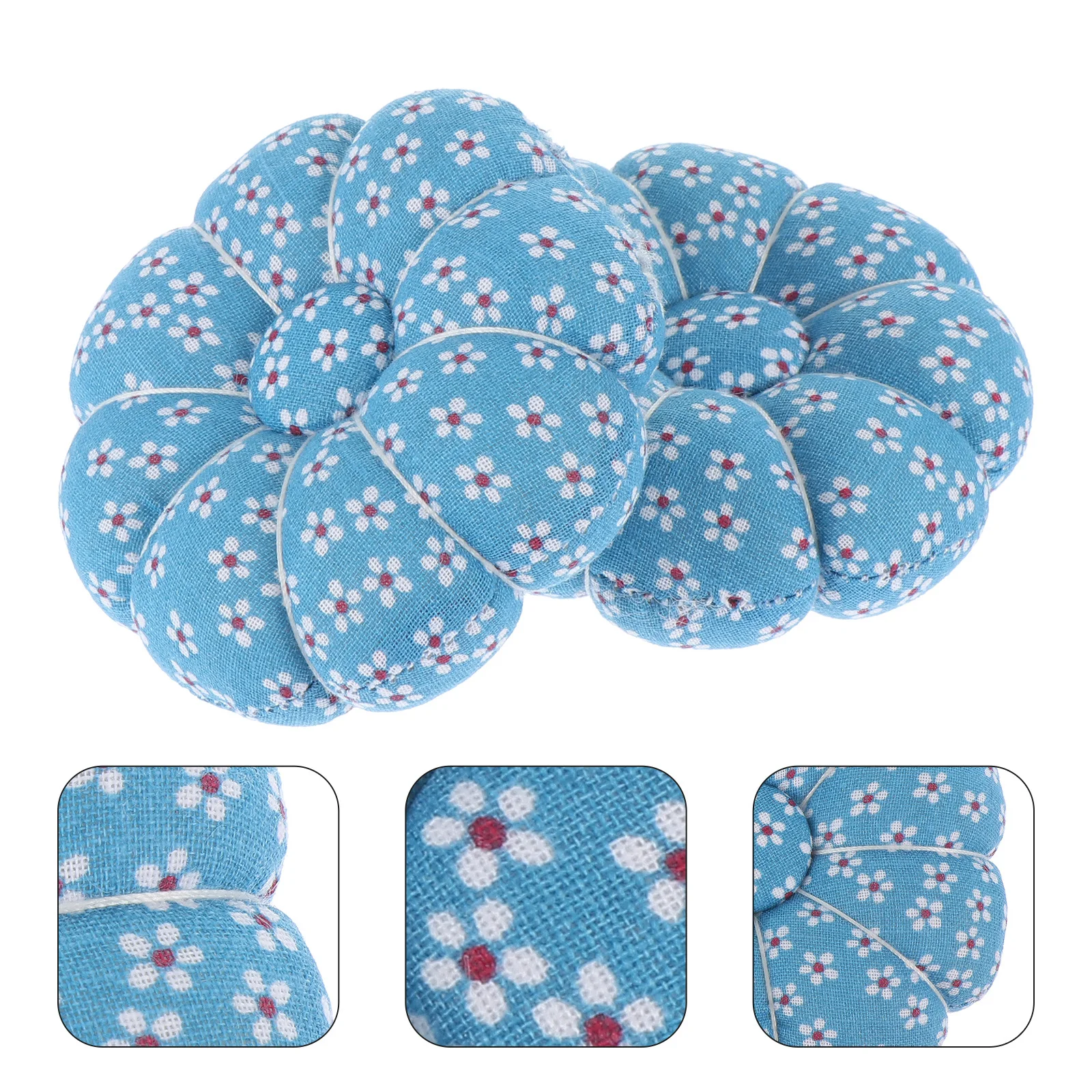 

2pcs Cloth Art Pin Cushion Small Lightweight For Diy Sewing Accessories Embroidery Tool Vintage Style Needle Insert Pad Handmade