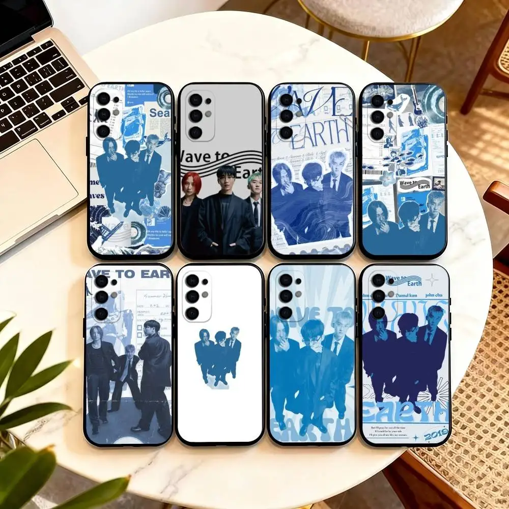 

Wave T-To Earth Summer Flows Phone Case Black Silicone Soft For Samsung S25,S24,S21,S22,S23,S30,Ultra,S20,Plus,Fe,Lite