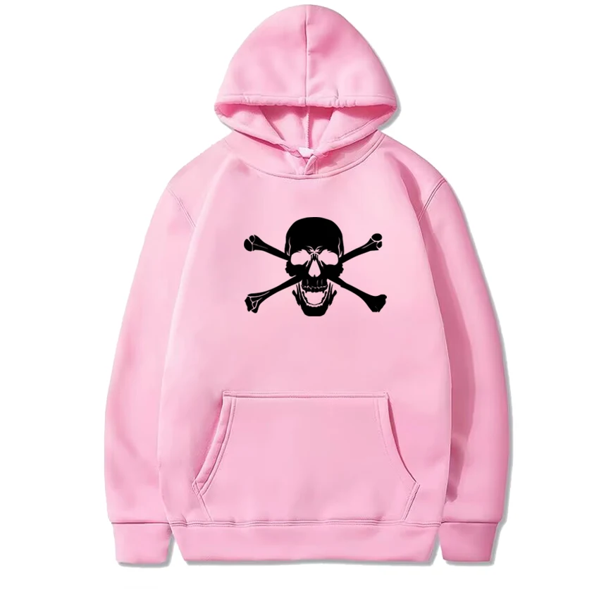 2025 Rock Skull Halloween Graphics printed streetwear Hoodie Men women vintage punk Sweatshirt Unisex Casual Fleece pullovers