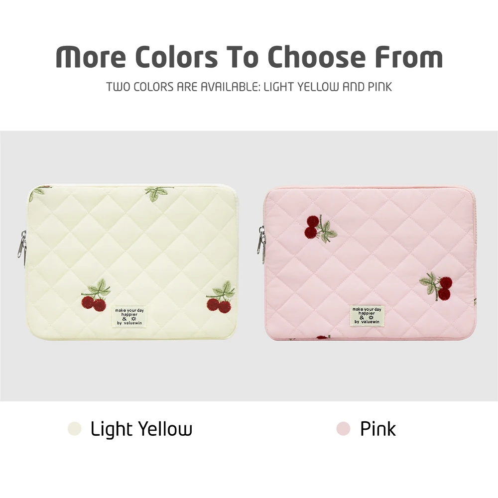 Cute Laptop Case 13 14 15 16 Inch for Macbook Air/Pro Laptop Sleeve Soft Pouch for Xiaomi, Lenovo Girl Notebook Bag Computer Bag