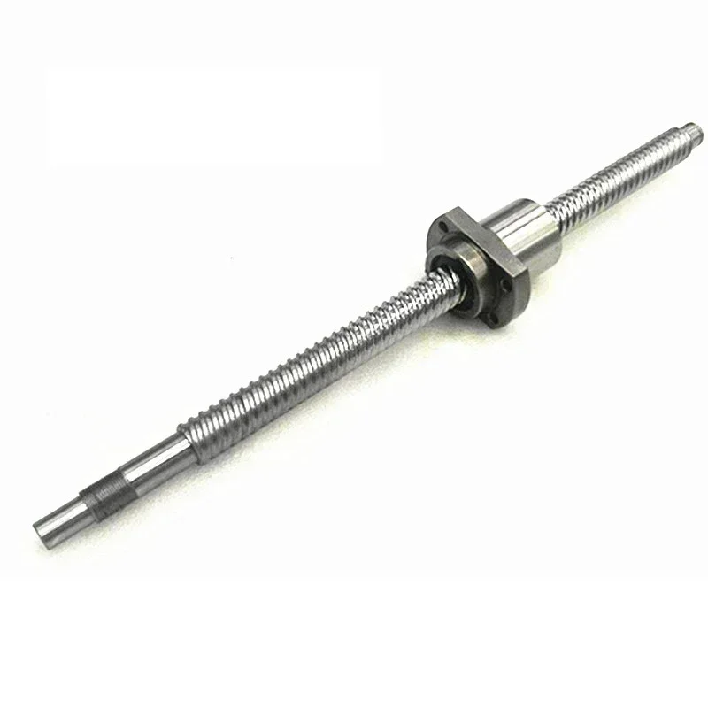 Dia:16mm Lead:16mm Rolled Ballscrew 1pcs SFE1616 High Lead Ball Screw L=200mm+1pcs Single Ballnut with BK/BF12 End Processing
