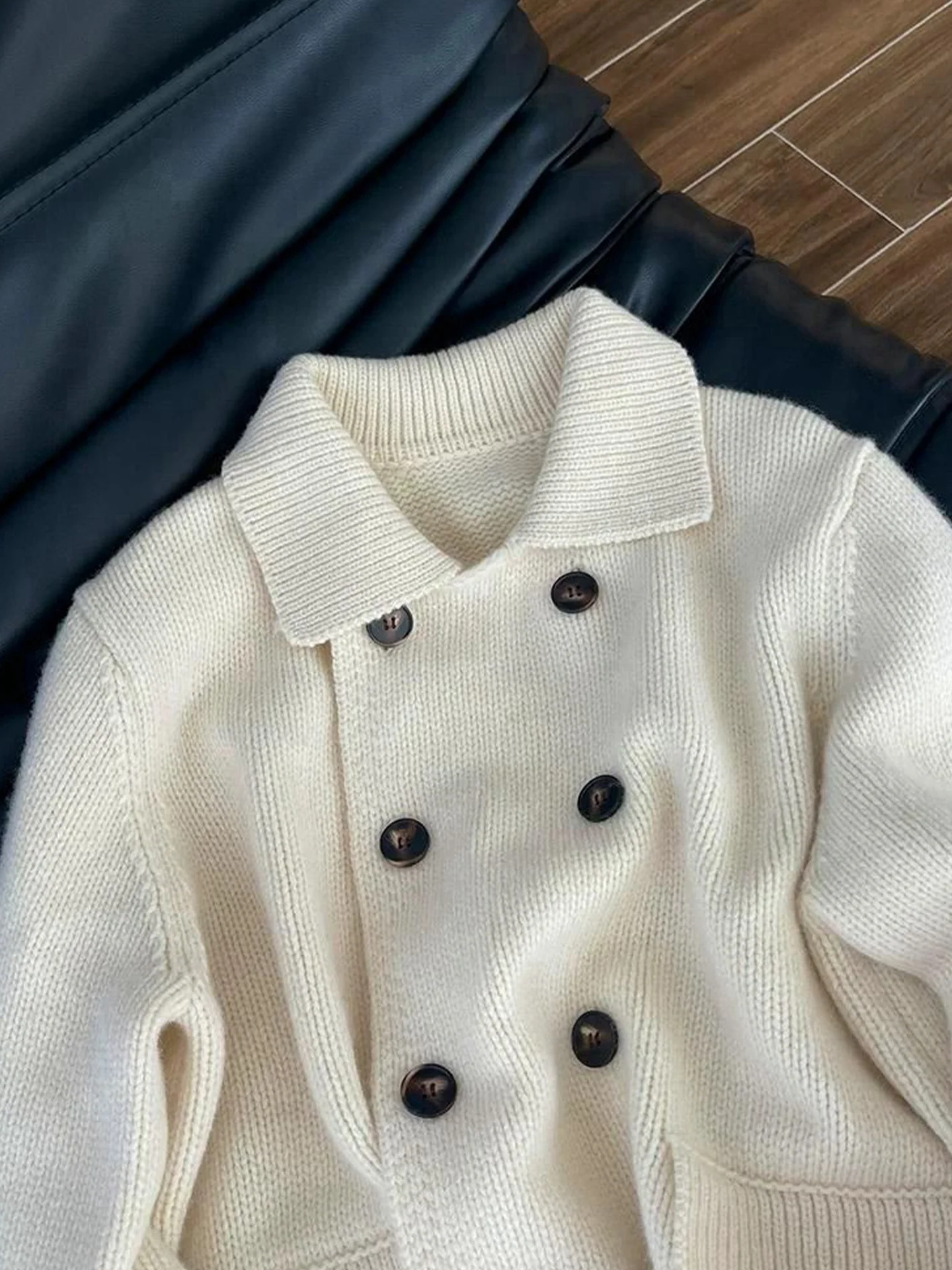 Comfortabele gebreide losse damestrui Long Sve Pure Color Herfst Faionable Open Vest Koreaanse Sle Pendelkleding