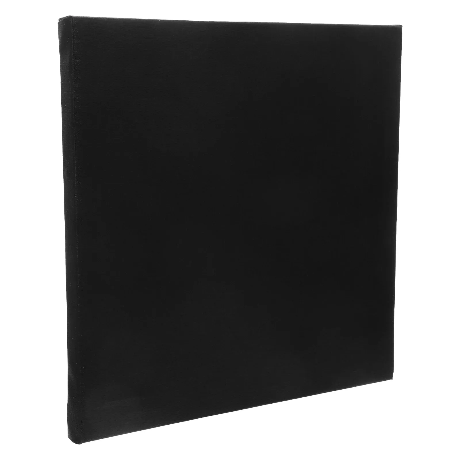 Stretched Black Blank Canvas Boards Cotton Surface for Acrylic Oil Watercolor Painting DIY Art Projects School Studio Use