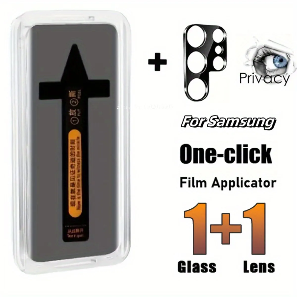 

Privacy Screen Protector+camera Film for Samsung Galaxy S21 Ultra/S22/S23/S24/S25 Series (Plus/Ultra Models)Easy Installation