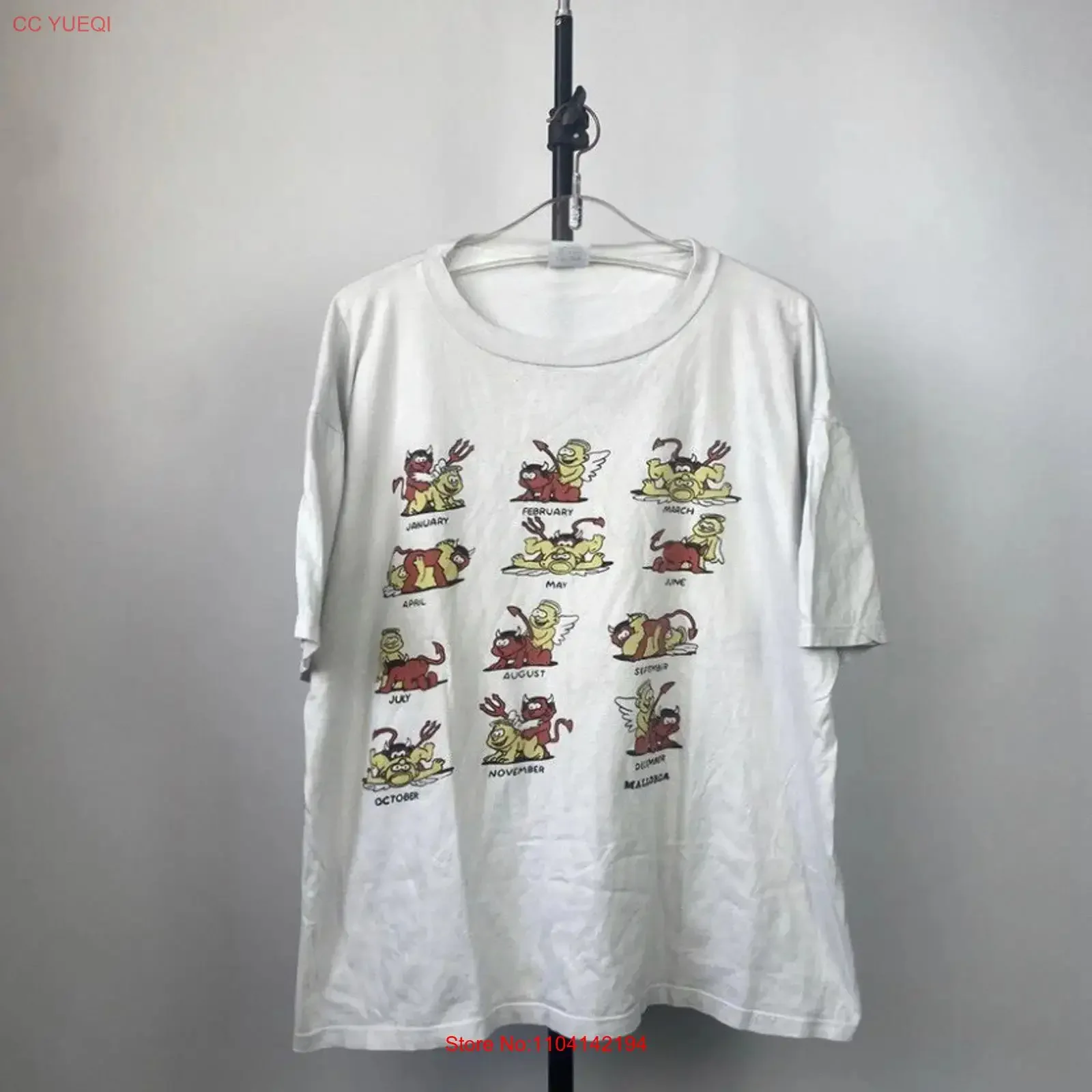 Humor 18 T shirt Sex XXX camasutra devils tee Men s M Size vintage Washed homme Comfortable Stylish streetwear Casual Soft