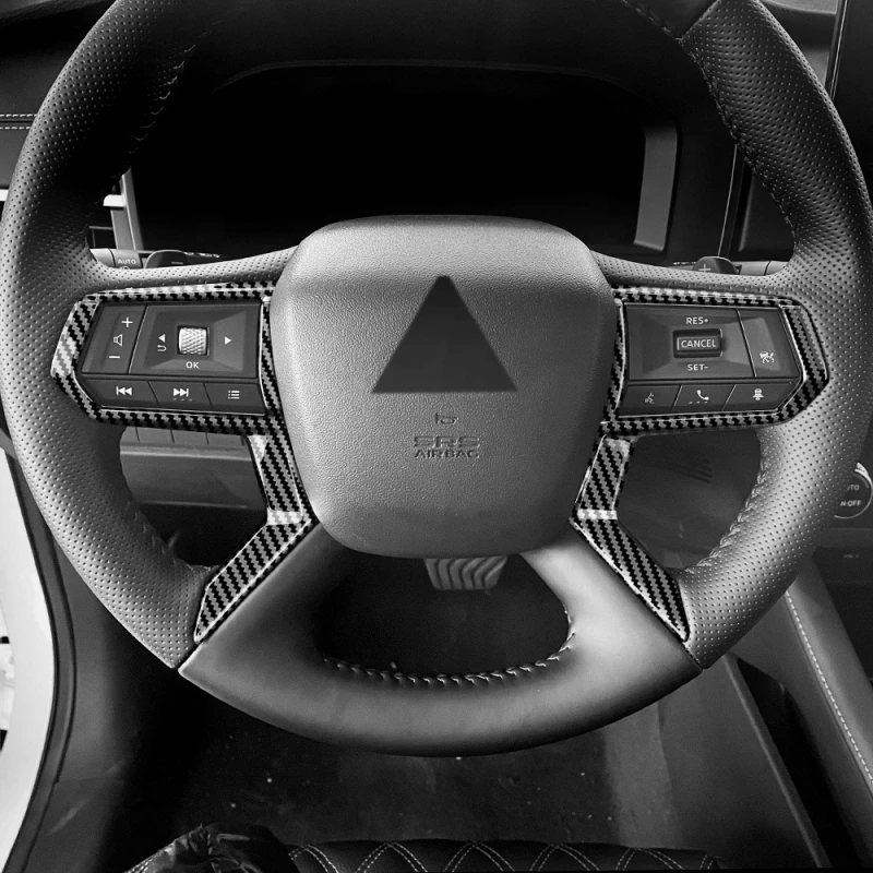 For Mitsubishi outlander 2022 2023 2024 interior carbonfiber accessories window switch gear readlamp front rear water cup cover