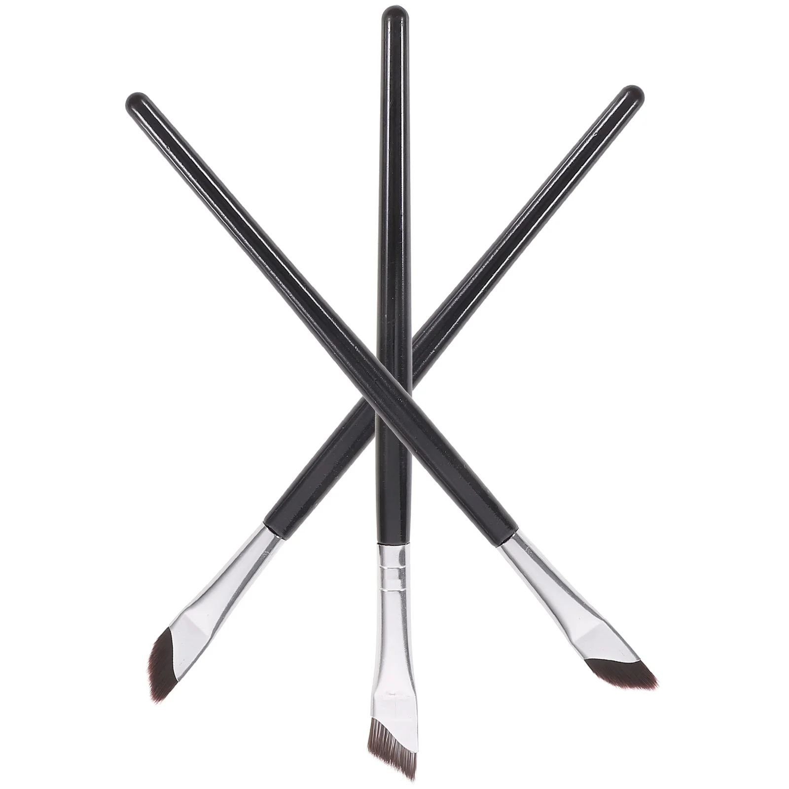 

3pcs Scythe Eyeshadow Brush Eyeliner Angled Professional Makeup Brushes For Women Brow Concealer Under Eye Precision Tool
