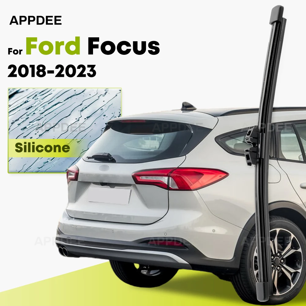 

Silicone Rear Wiper For Ford Focus MK4 2018-2023 coated windshield wiper blade 11" Rear Window Brushes