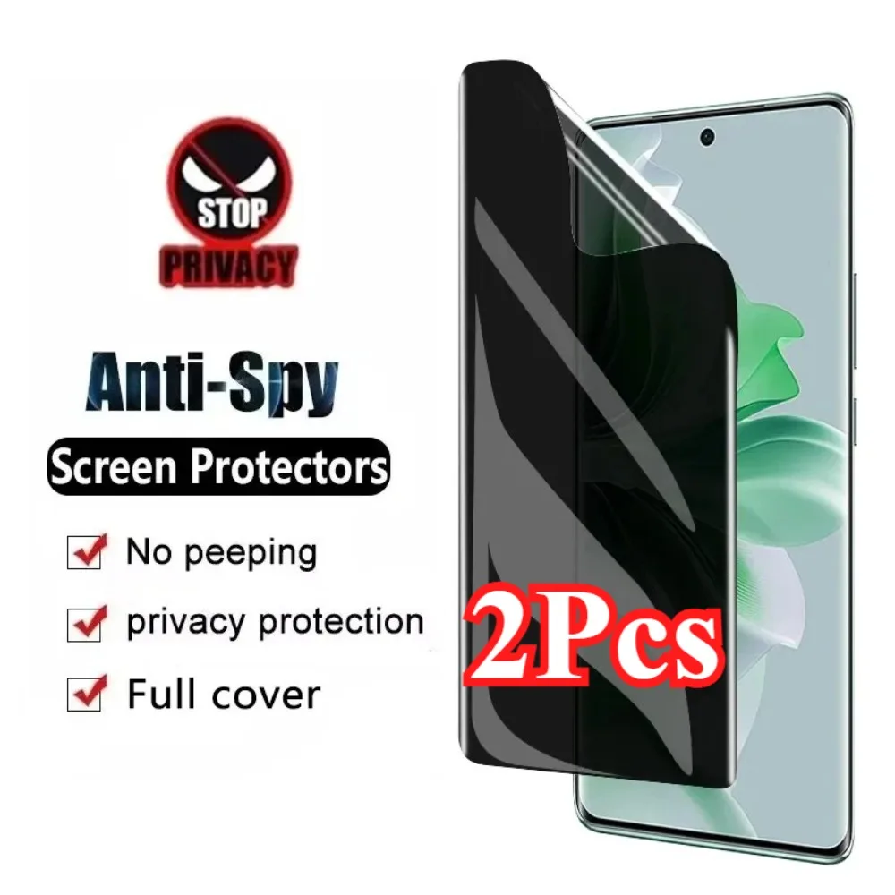 2Pcs Anti-Spy Hydrogel Film For Infinix Note 50s 50x 40 Pro+ Privacy Screen Protector For Infinix Smart 9 Zero 40 Hot 50 40 Pro+