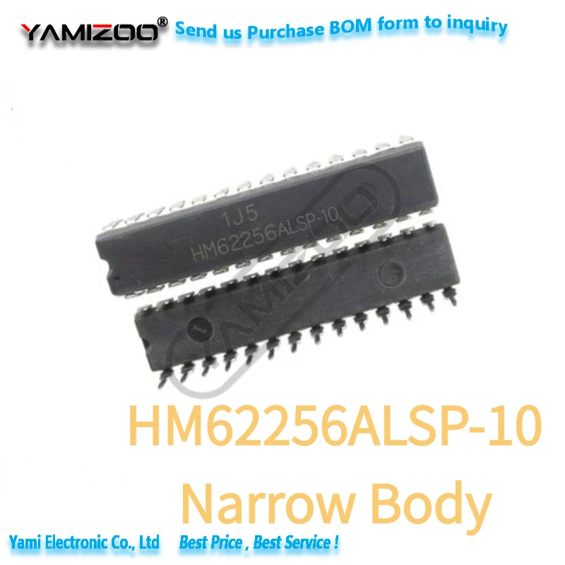 5 stücke HM62256ALSP-10 DIP28 HM62256LSP-8 DIP Schmale oder Breite HM62256LSP-10 HM62256 HM62256ALSP HM62256A 62256 DIP-28 – Detail 1