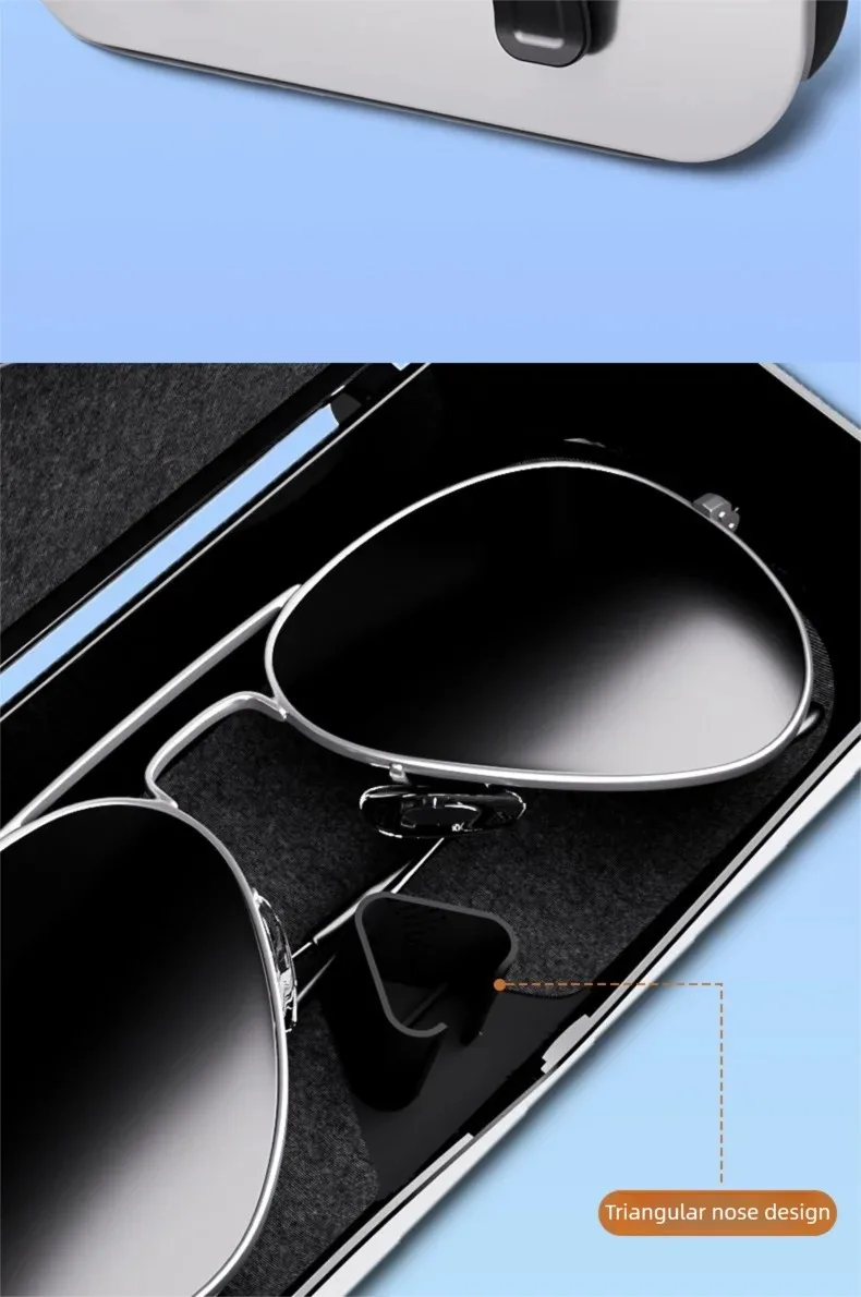 Verhindern Schütteln Auto Gläser Box Tragbare Auto Sonnenbrille Halter Im Auto Fahren Gläser Halter Auto Brillen Fall Sonnenblende – Detail 21